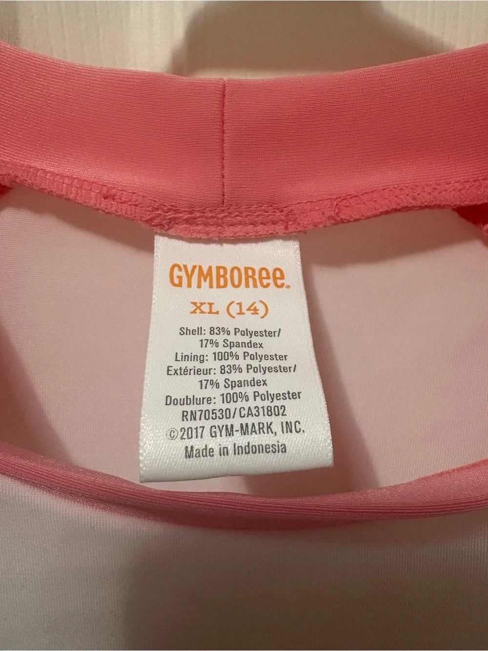 Gymboree Pink & White 'Sunshine' Swim Rashguard